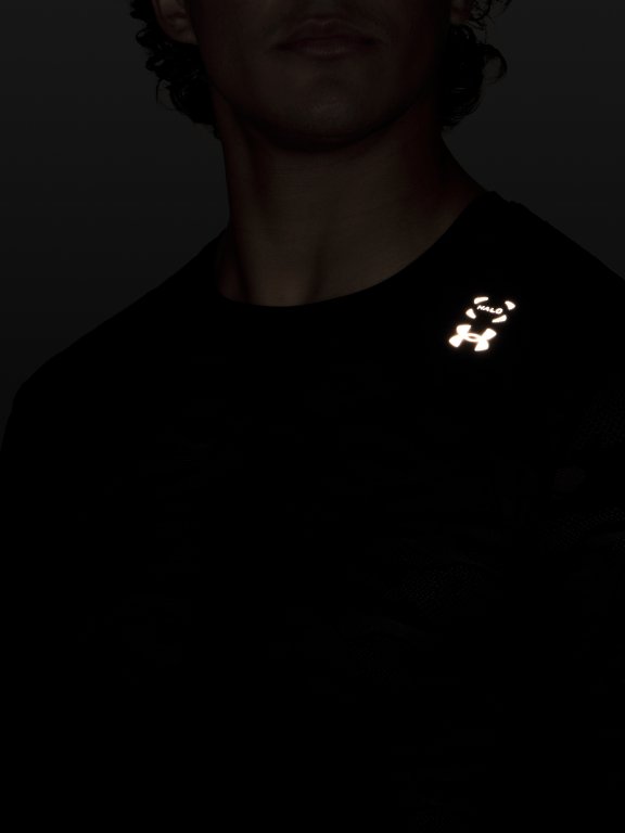 Футболка Under Armour Halo Jacquard LS Man black