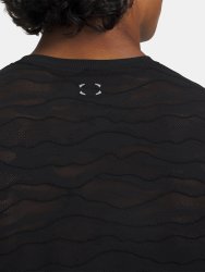 Футболка Under Armour Halo Jacquard LS Man black