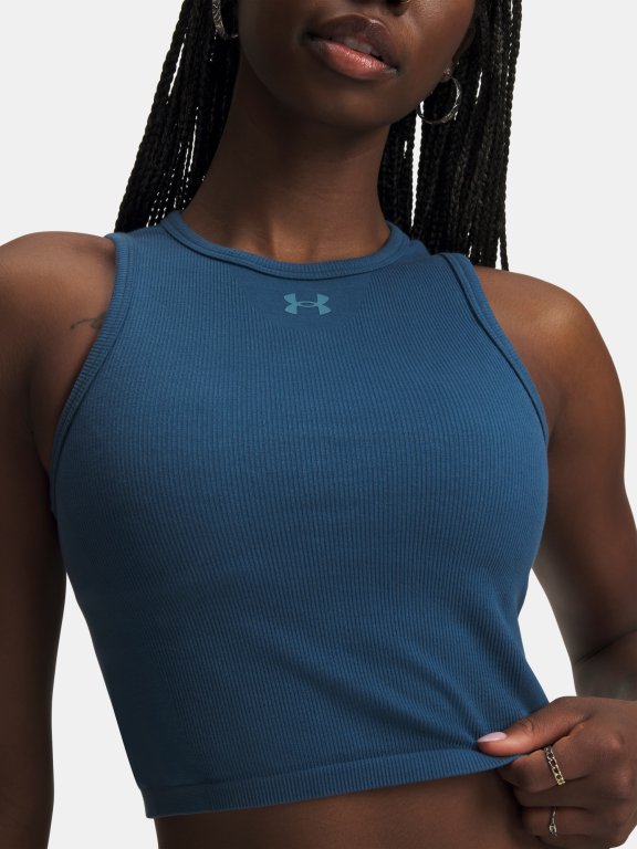 Майка Under Armour Seamless Cotton Hand Tank Wmn Blue