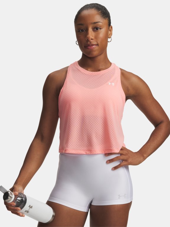 Майка Under Armour Tech Sport Mesh Crop Tank Wmn Pink
