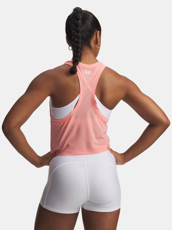 Майка Under Armour Tech Sport Mesh Crop Tank Wmn Pink