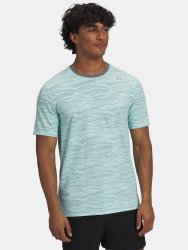 Футболка Under Armour Halo Jacquard SS Man Blue