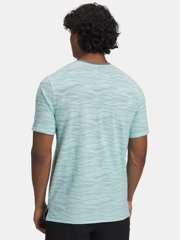 Футболка Under Armour Halo Jacquard SS Man Blue
