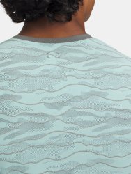 Футболка Under Armour Halo Jacquard SS Man Blue