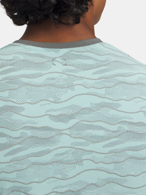 Футболка Under Armour Halo Jacquard SS Man Blue