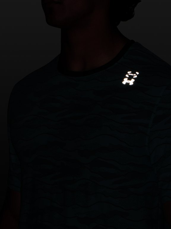 Футболка Under Armour Halo Jacquard SS Man Blue