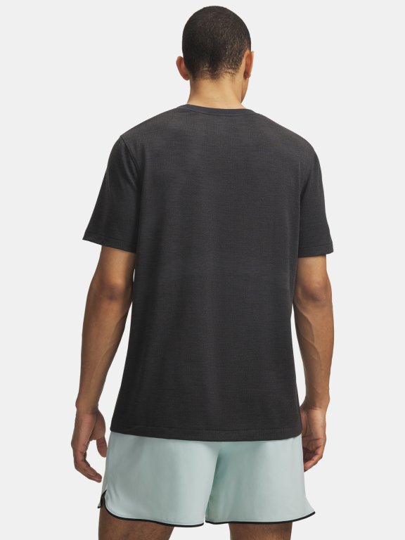 Футболка Under Armour Wool Run SS Man black