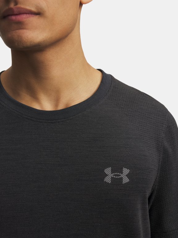 Футболка Under Armour Wool Run SS Man black