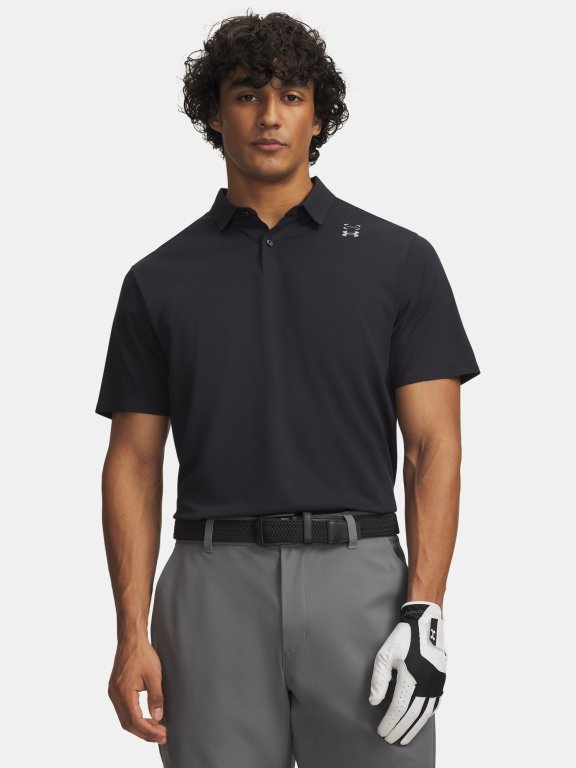 Футболка Under Armour Halo Bonded Polo Man black
