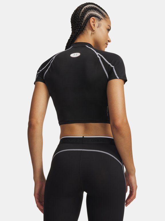 Футболка Under Armour Heatgear Elite Crop Mck SS Wmn black