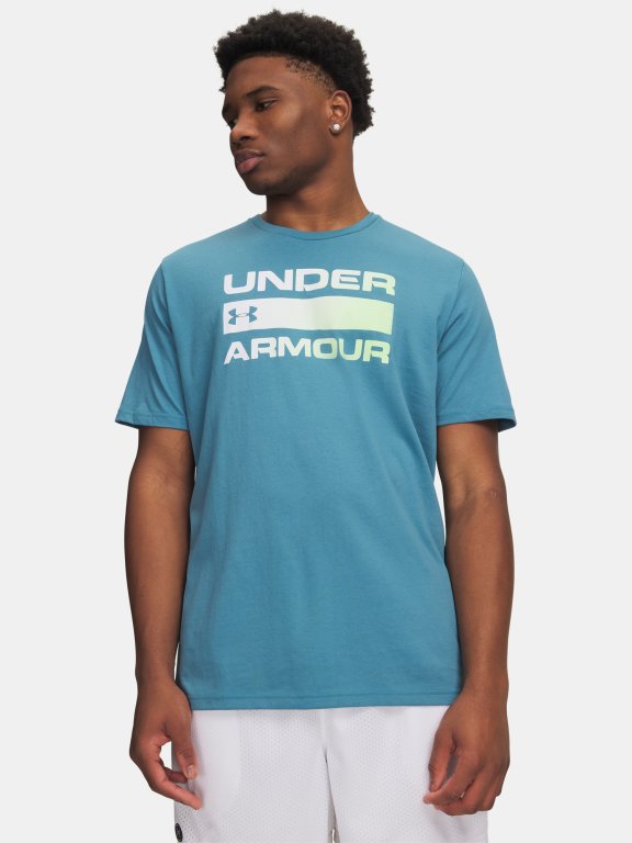 Футболка Under Armour Team Issue Wordmark SS Man Blue