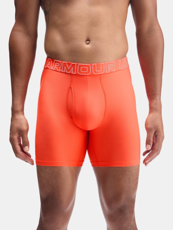 Боксерки Under Armour Performance Tech Mesh Boxers - Solid 6In Man Red