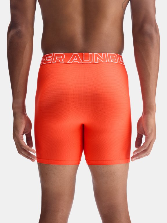 Боксерки Under Armour Performance Tech Mesh Boxers - Solid 6In Man Red