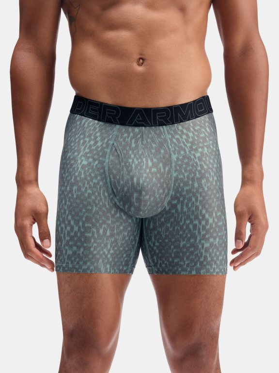 Боксерки Under Armour Performance Tech - Print 6In - 1Pk Man Blue