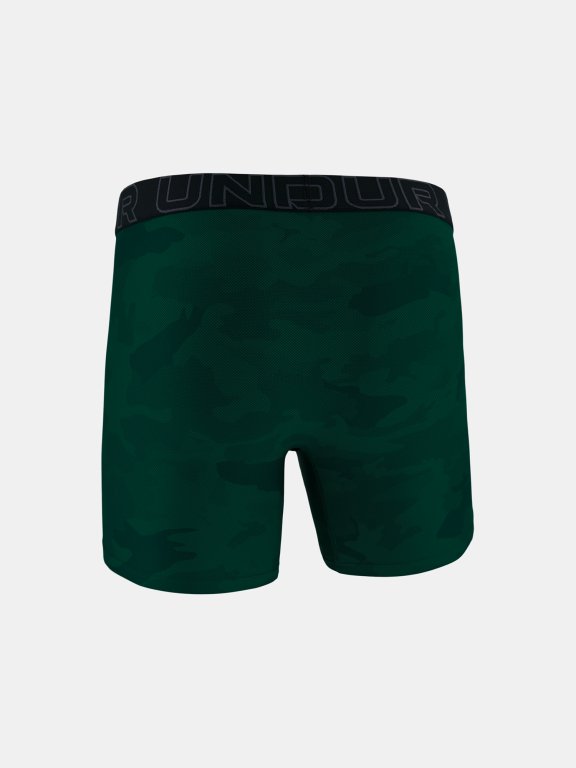 Боксерки Under Armour Performance Tech - Print 6In - 1Pk Man gray green