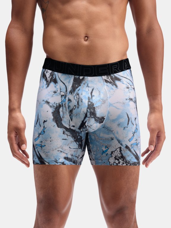 Боксерки Under Armour Performance Tech - Print 6In - 1Pk Man black