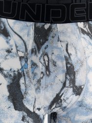 Боксерки Under Armour Performance Tech - Print 6In - 1Pk Man black