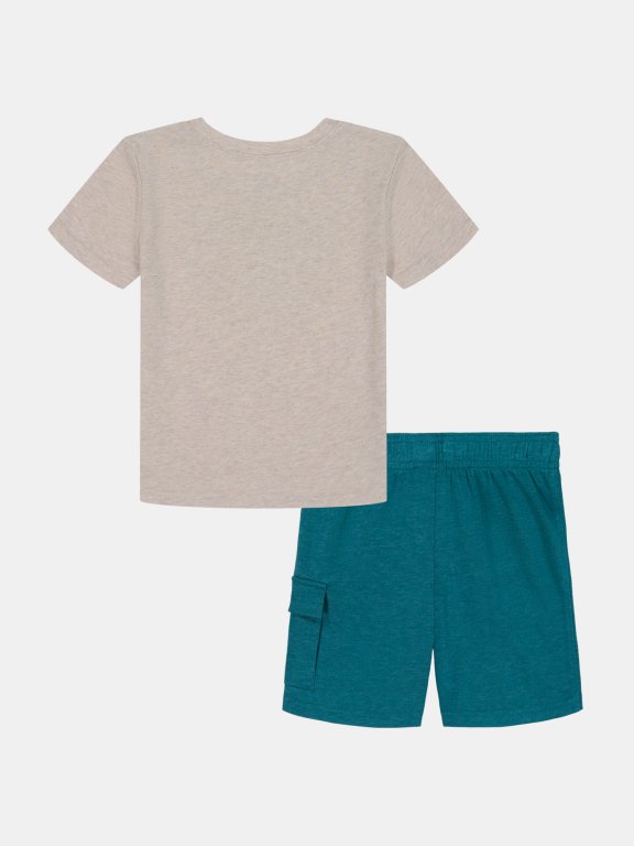 Комплект Under Armour Cargo Short Set Jr Brown