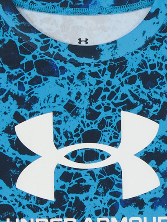 Комплект Under Armour Printed SS Tech Set Jr Blue