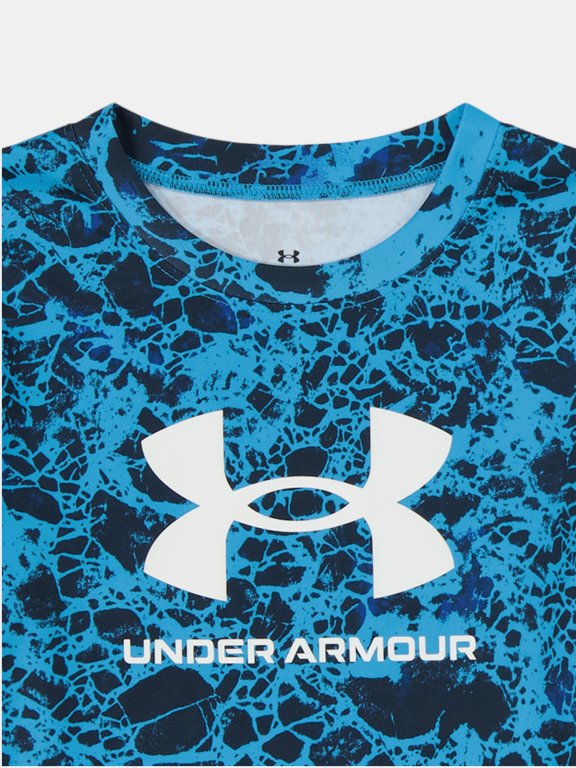 Комплект Under Armour Printed SS Tech Set Jr Blue