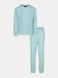Комплект Under Armour Rival Crewneck Set Jr gray green