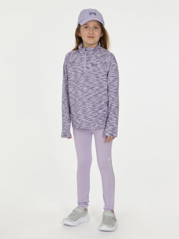 Комплект легінсів Under Armour 1/4 на блискавці-Ppl Jr фіолетовий