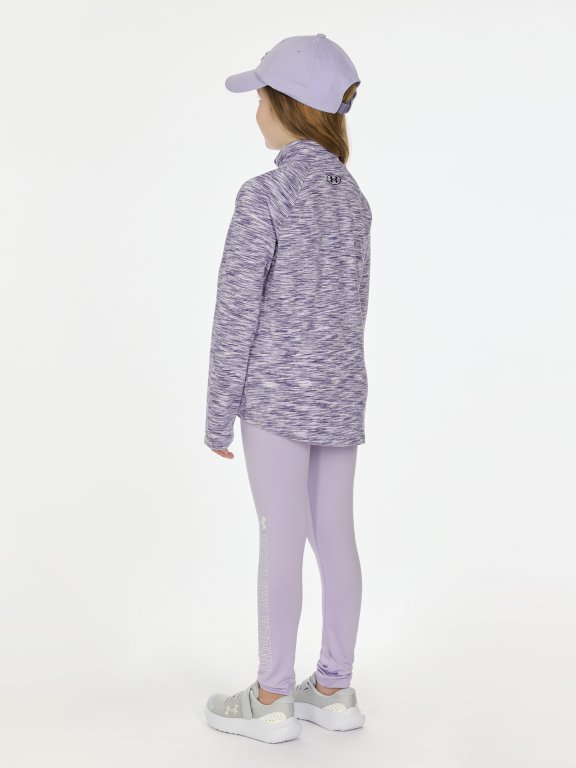 Комплект легінсів Under Armour 1/4 на блискавці-Ppl Jr фіолетовий