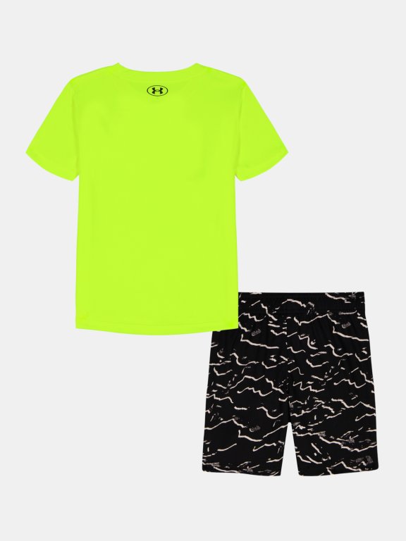 Дитячий комплект Under Armour Tech Printed SS Set Jr Yellow