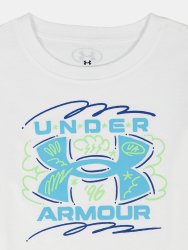Дитячий комплект Under Armour Tech Printed SS Set Jr white