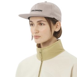 Кепка Salomon Logo Flat Cap - сіра