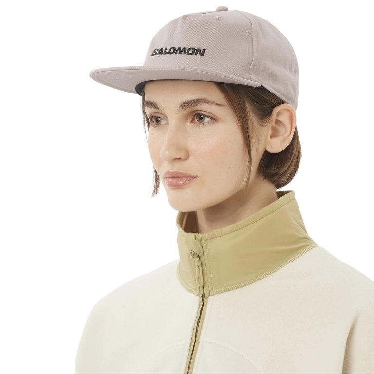 Кепка Salomon Logo Flat Cap - сіра