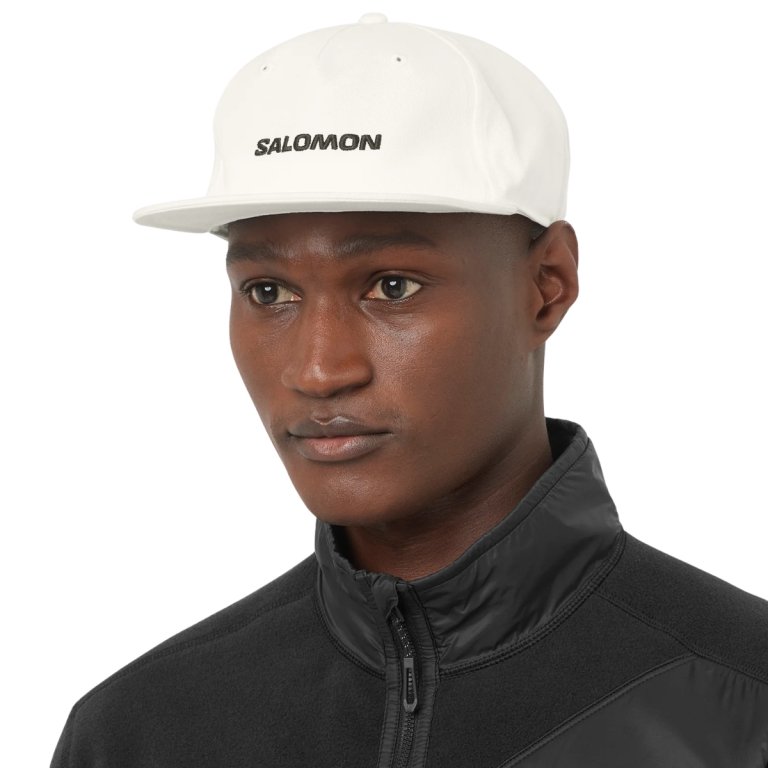 Кепка Salomon Logo Flat Cap - біла