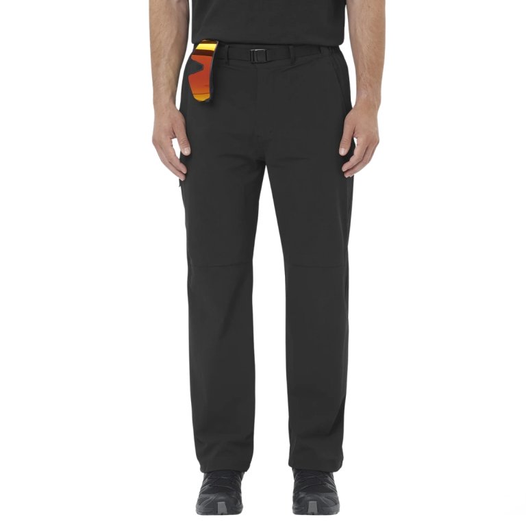 Kalhoty Salomon Wayfarer Pants 2.0 M - černá (zkrácená délka)