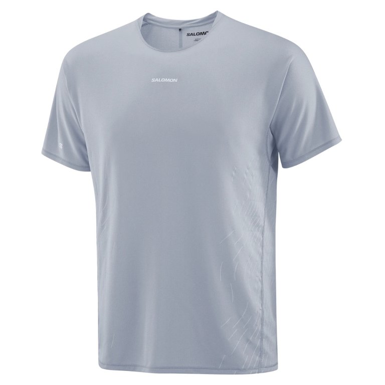 Футболка Salomon Sense Aero Ss Tee Gfx M - синя