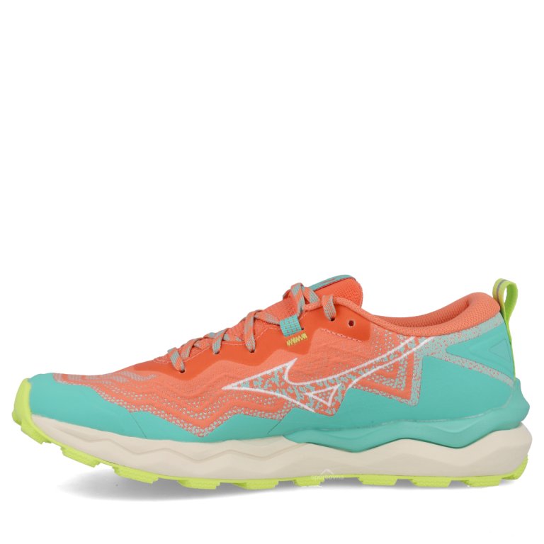 Кросівки Mizuno Wave Daichi 9 W - помаранчево/сині