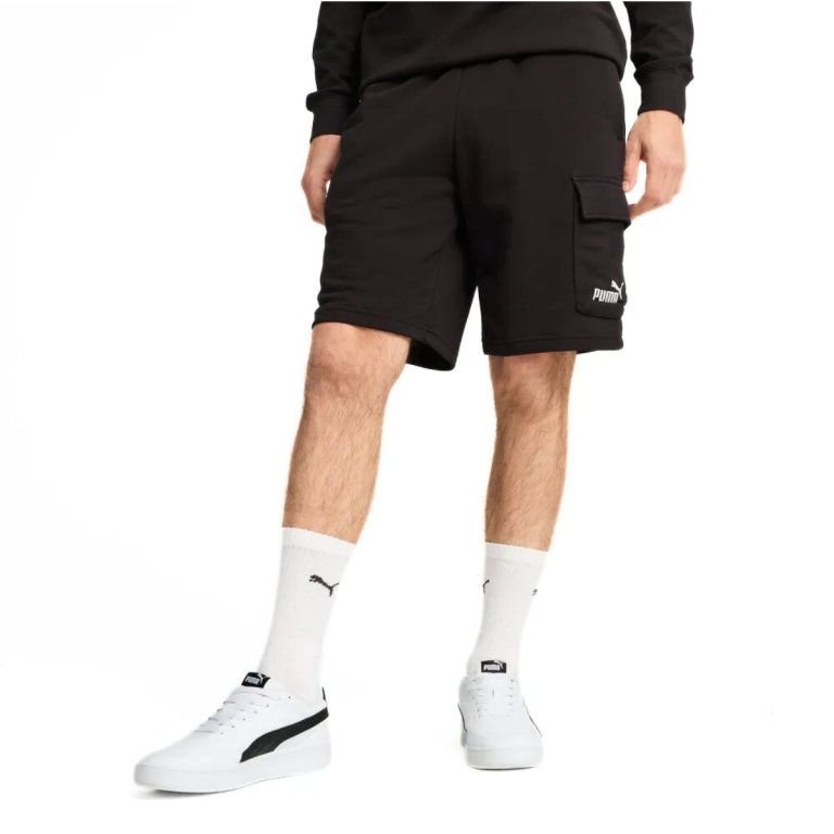 Шорти Puma ESS № 1 Logo Cargo Shorts 10" TR M - чорні