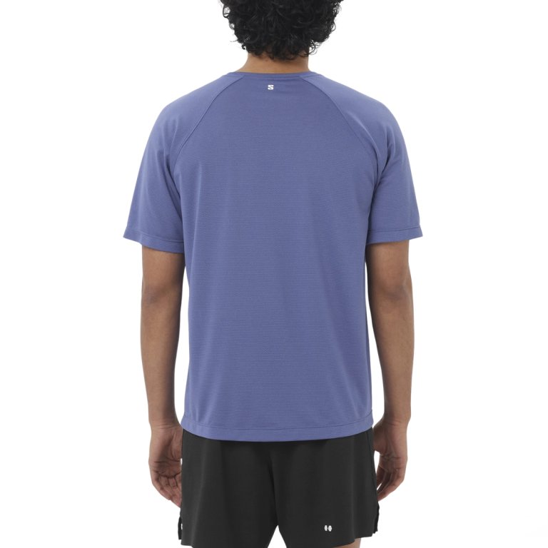 Футболка Salomon SHKout Core Ss Tee M - синя