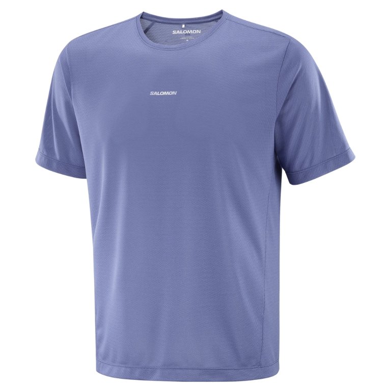 Футболка Salomon SHKout Core Ss Tee M - синя