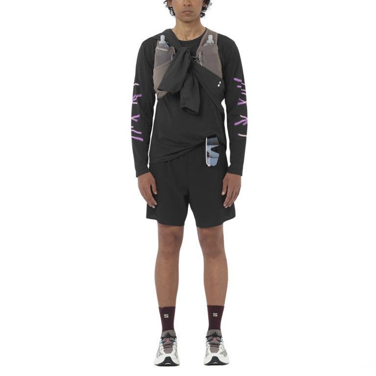 Шорти Salomon Sense Aero Shorts 7" M - чорні