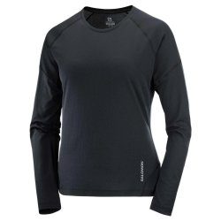 Футболка Salomon Cross Run LS Tee W - чорний