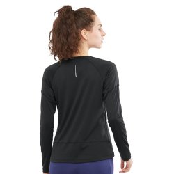 Футболка Salomon Cross Run LS Tee W - чорний