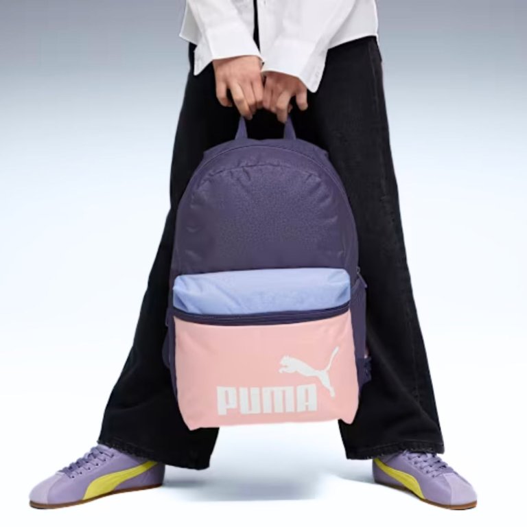 Рюкзак Puma Phase Color Block - фіолетово/рожевий