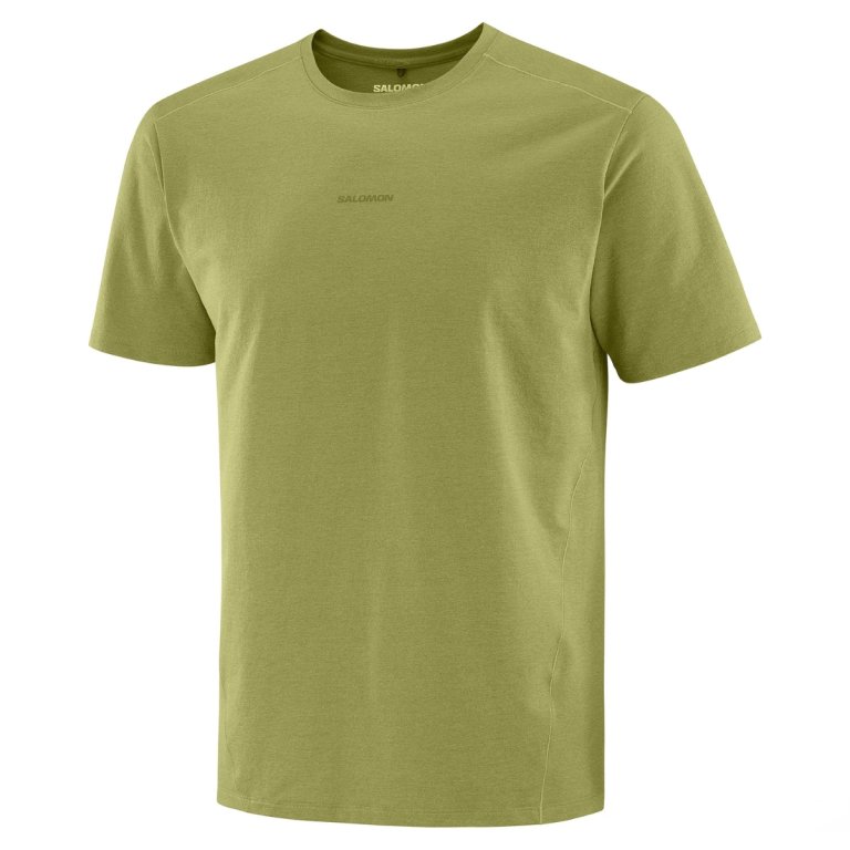 Футболка Salomon Trackline Ss Tee M - зелена