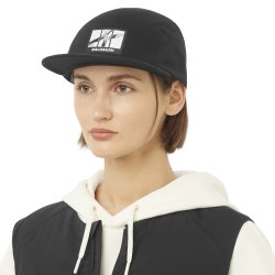Kšiltovka Salomon Wild Rays 5 Panel Cap - černá