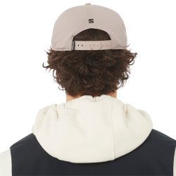 Кепка Salomon Logo Flat Cap - сіра
