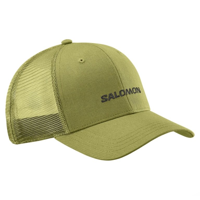 Кепка Salomon Logo Trucker Cap - зелена
