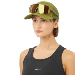 Кепка Salomon Logo Trucker Cap - зелена
