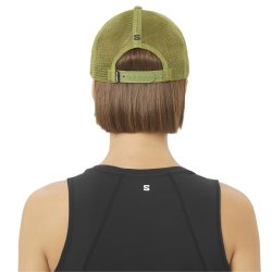 Кепка Salomon Logo Trucker Cap - зелена