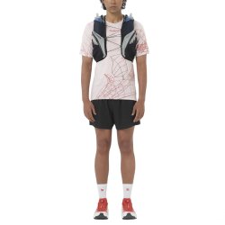 Salomon S/LAB Speed Tee M - білий/червоний