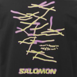Tričko Salomon Wild Rays Ss Tee M - černá